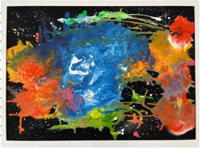 Birth of a Star - a Paint Artowrk by Alireza Fazlali Serkani